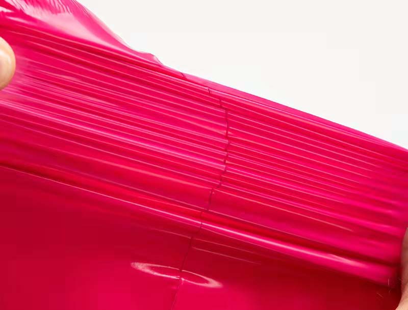 诏安玫红色快递袋-05