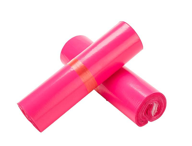 诏安玫红色快递袋-02